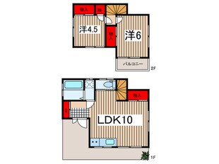 原市戸建の物件間取画像